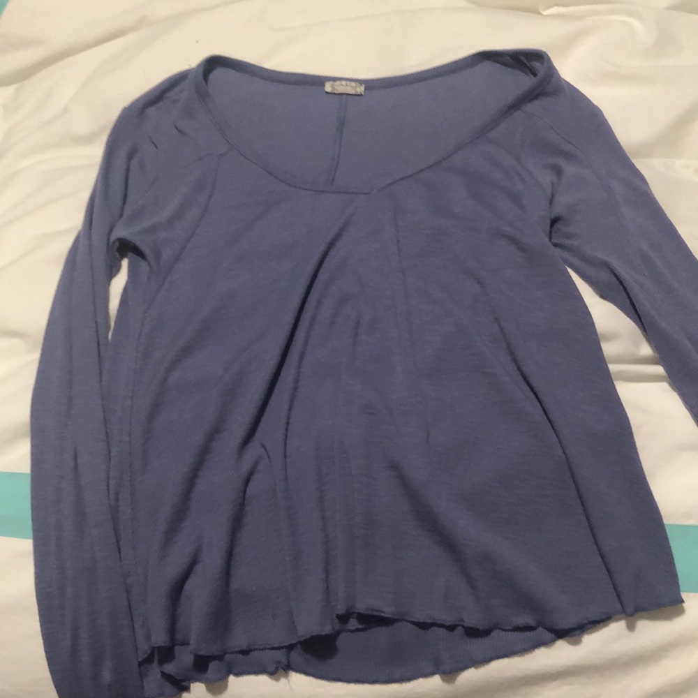 free people purple long sleeve